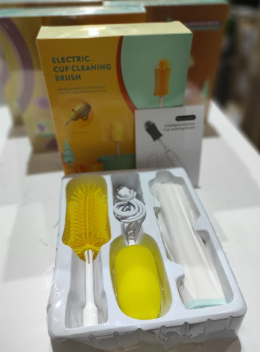 Cepillo limpiador de botellas automático ( dos colores )
