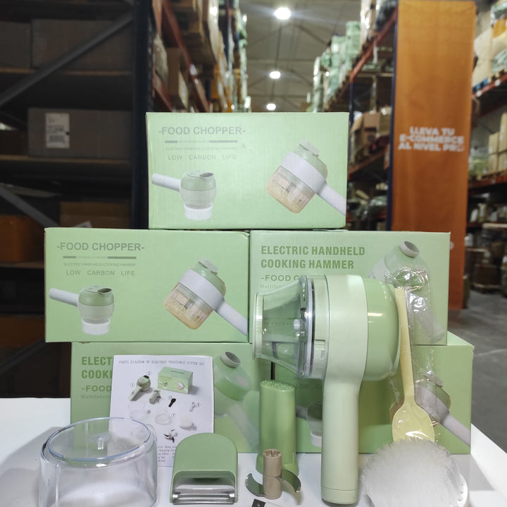 Cortador de Verduras Eléctrico 4 en 1