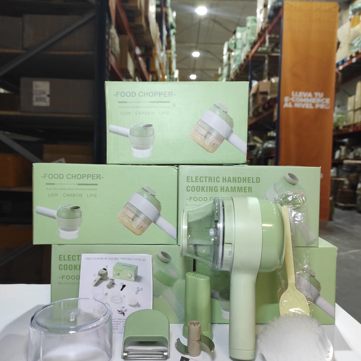 Cortador de Verduras Eléctrico 4 en 1