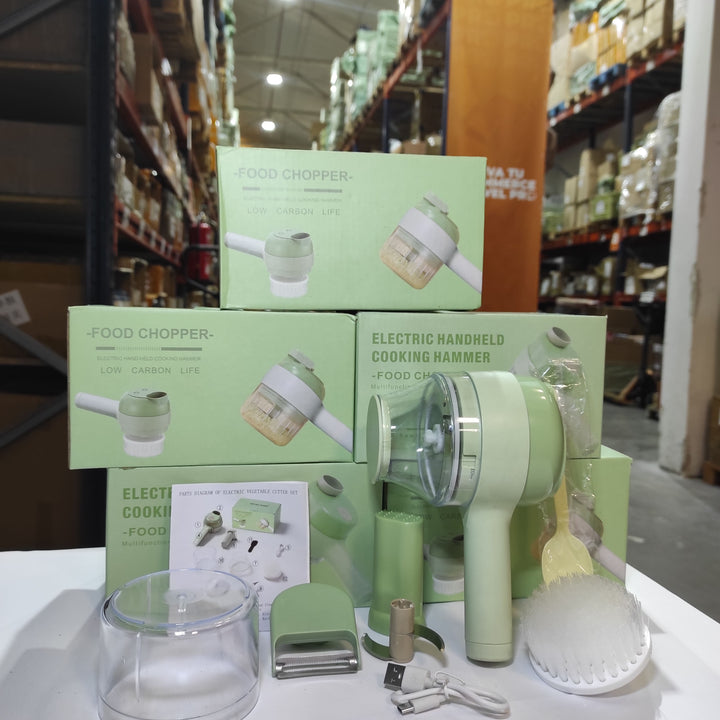 Cortador de Verduras Eléctrico 4 en 1